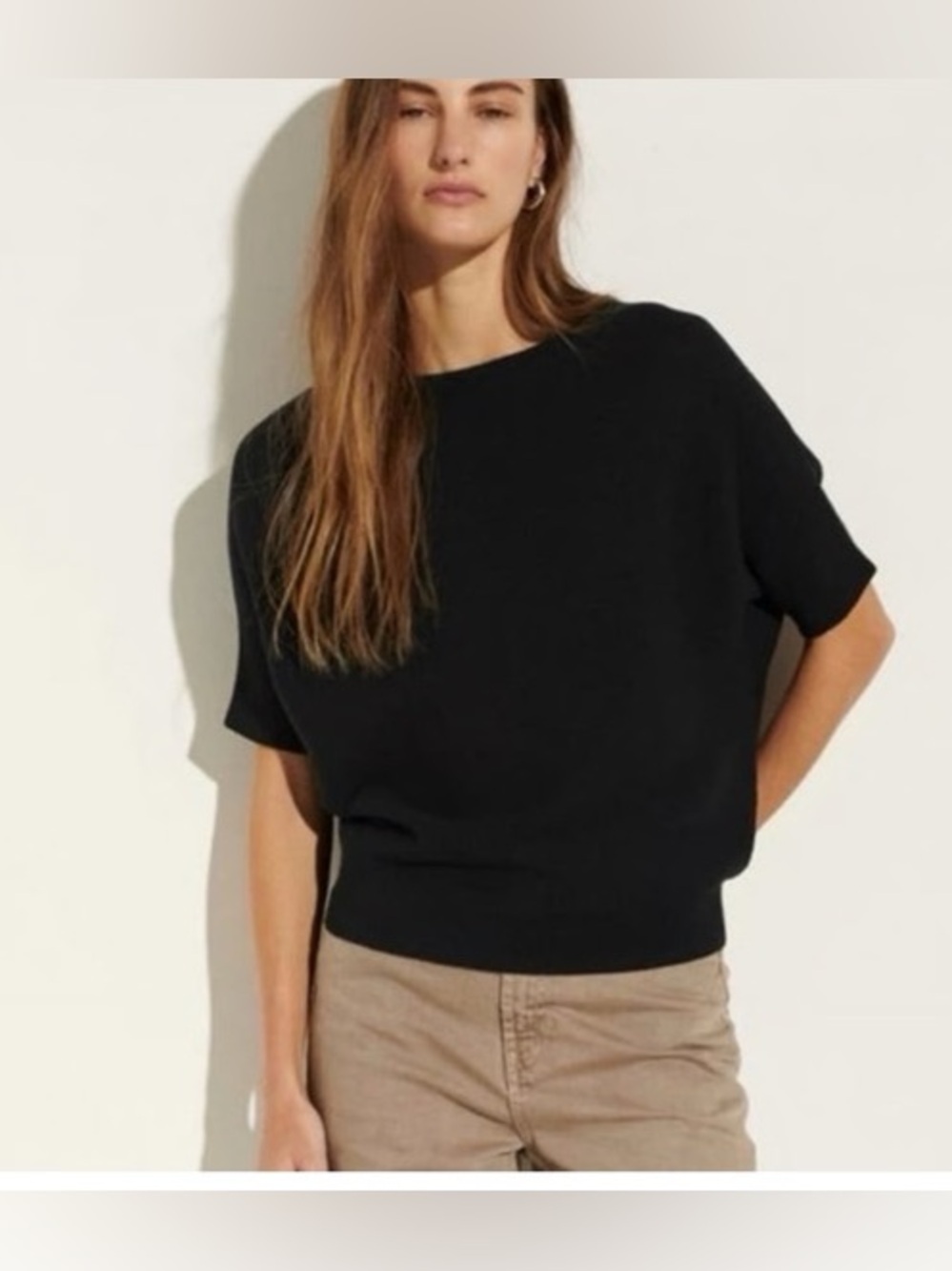 The Reset R Label Essential Pullover - Black